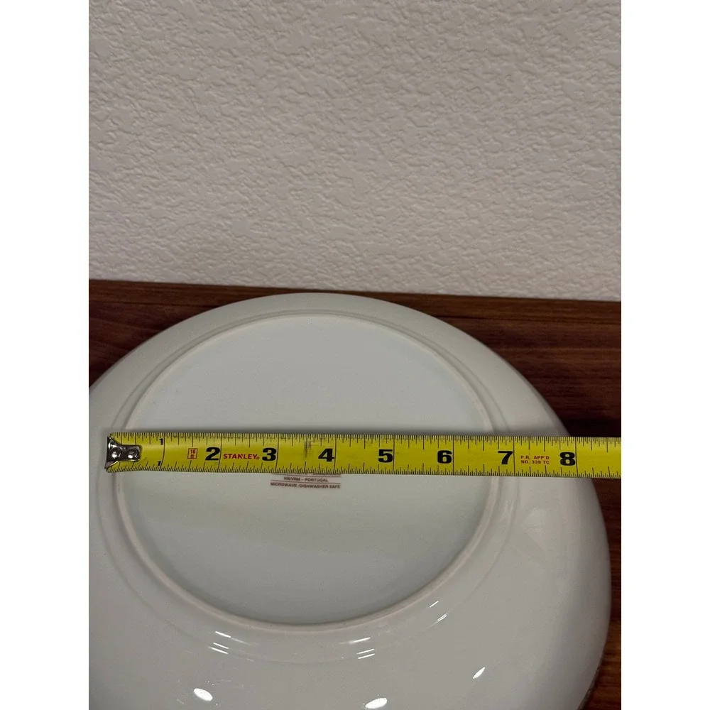 Vintage Dansk Umbrian Fruits Porcelain Large Serving‎ Bowl 11.5x3 Portugal